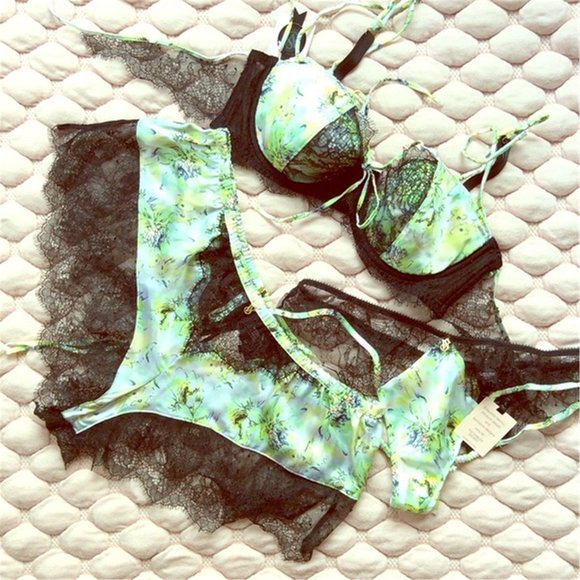 Victoria's Secret Black Label Metallic Teddy